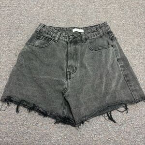 DISSH Black High Waist Jean Shorts Size 8